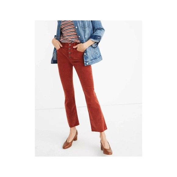 Madewell Denim - Madewell Petite Cali Demi-Boot Jeans: Corduroy Edition Size  27